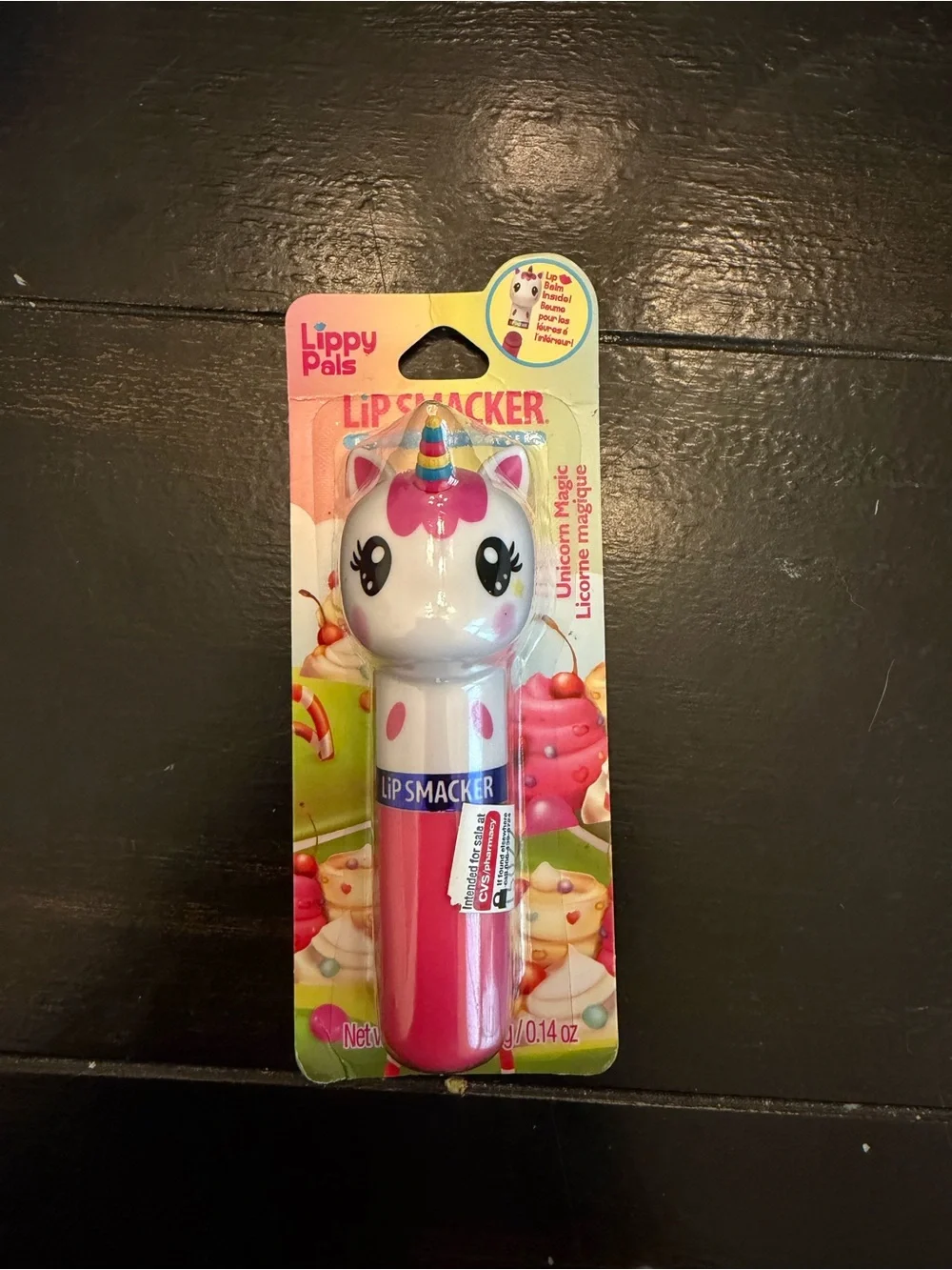 NWT Lippy Pals Unicorn Magic Pink Lip Balm Lip Smacker